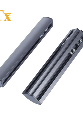 18厘板直角铁灰色铝合金床包角床转角床尾连接件铝包角美观耐用