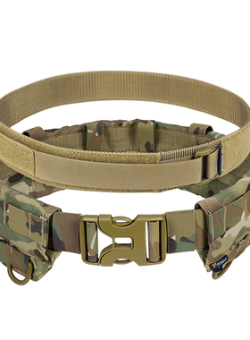 小钢蝎 MRB模块化战术腰带 molle快速释放组合腰封 加宽黑色迷彩