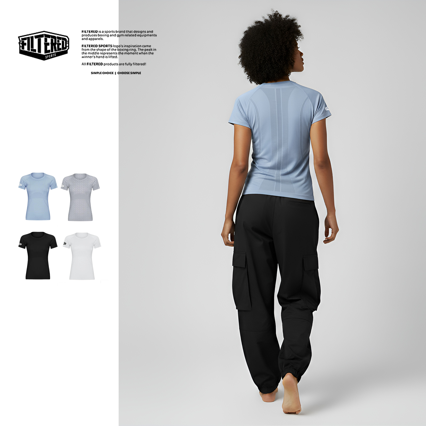 健身t恤女FILTERED短袖无缝一体针织瑜伽服训练拳击紧身运动上衣,运动服/休闲服装,健身衣,淘宝优惠券,粉丝福利购,淘宝优惠卷