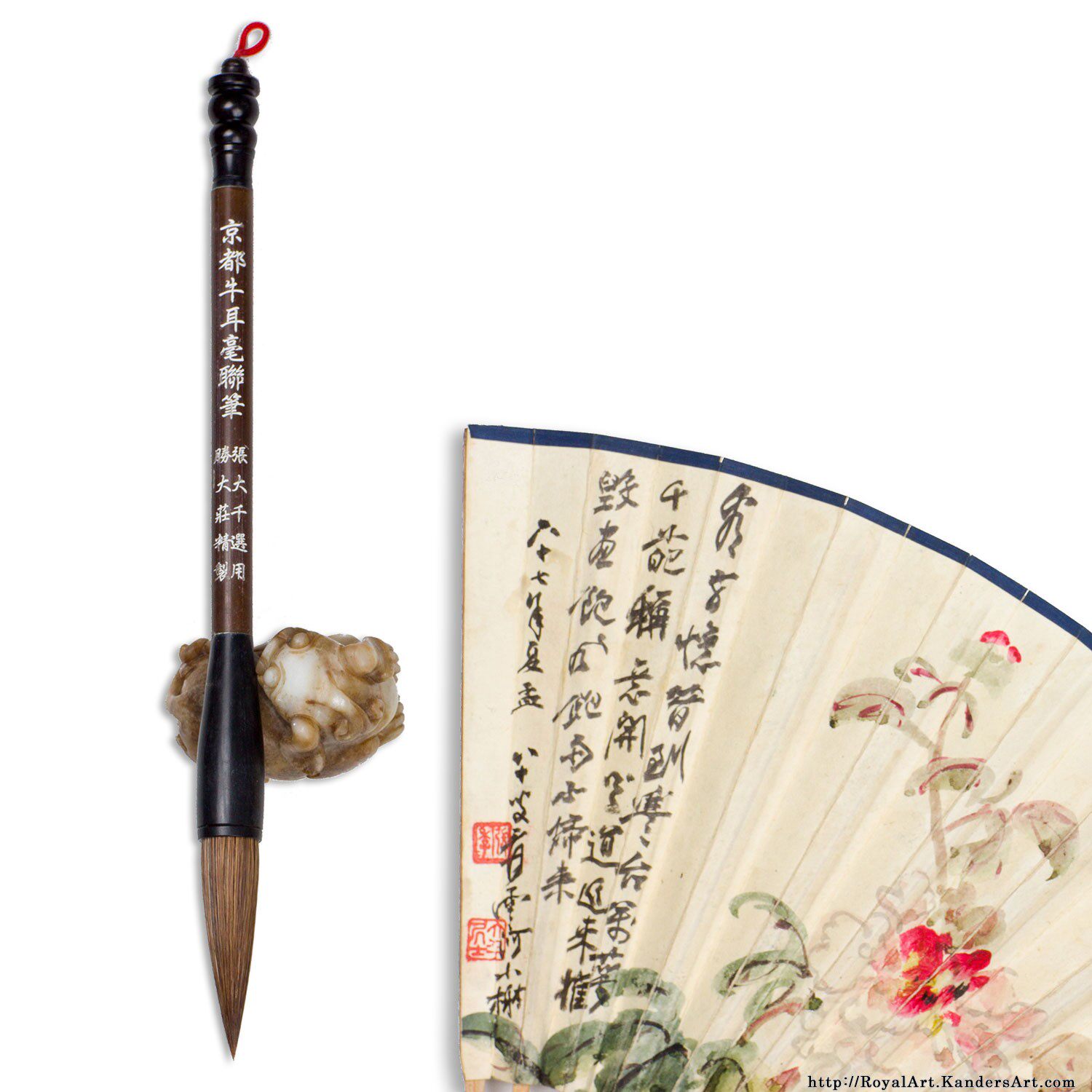 台北公司直供 京都牛耳毫毛笔 书画名人张大千定制佳节礼品特产