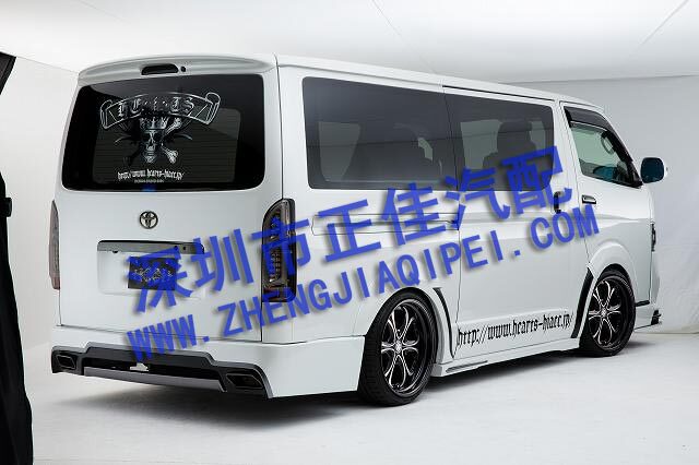 200 시리즈 HIACE 토요타 하이에이스 05-18 자동차 개조 부품 테일게이트 자동차 리어 윙 탑 윙 압력 윙 리어 테일 윙