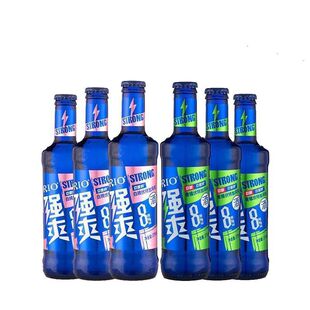 Rio强爽鸡尾酒275ml高颜值玻璃瓶8度青橘白桃伏特加女士酒 2瓶