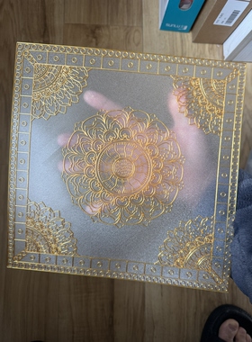 免掐丝珐琅模板电子掐丝珐琅赛博diy手工作品装饰画壁挂螺钿摆件