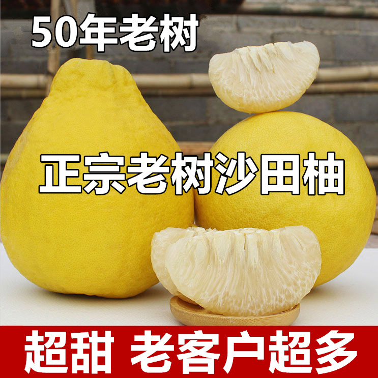 【纯甜】正宗沙田柚白肉柚子广西香柚新鲜应季水果非广东梅州容县,水产肉类/新鲜蔬果/熟食,柚子,淘宝优惠券,粉丝福利购,淘宝优惠卷