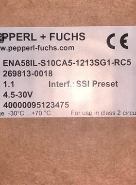 P+F倍加福编码器ENA58IL-S10CA5-1213SG1-RC5原装269813-0018议价