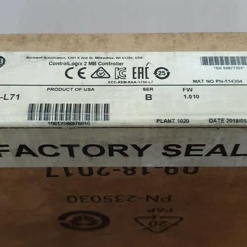 罗克韦尔1756-L71 1756-L72 1756-L73 1756-L74 1756-L75全新模块