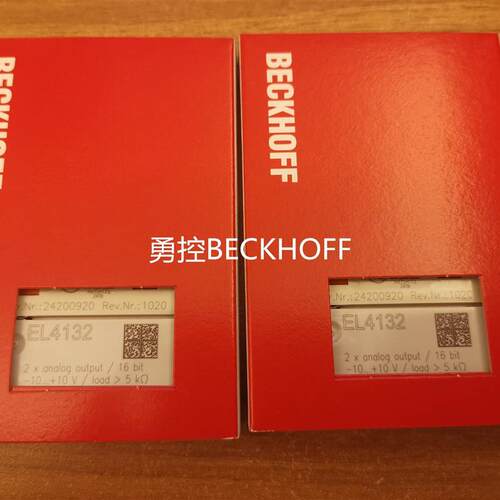 倍福BECKHOFF EL4018 EL4132 EL4134模块