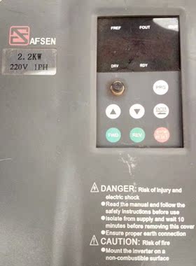 变频器A3200A02D2K 2.2KW 220V 二手 拆机  实物照片 已测 多图