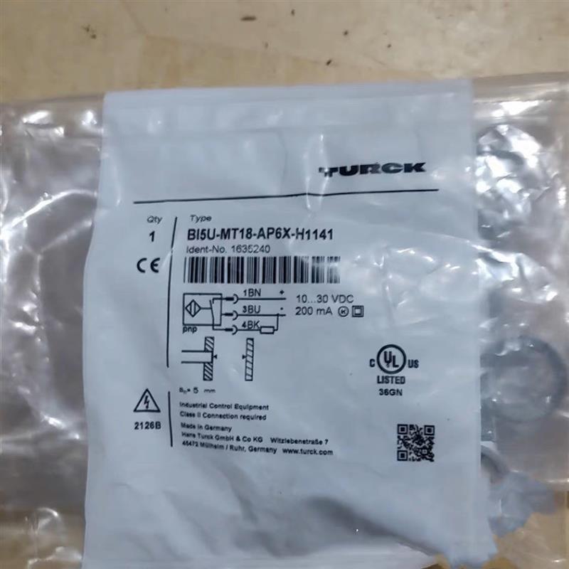 原装 正品 进口接近开关 BI5U-MT18-AP6X-H1141 电子元器件市场 其它元器件 原图主图