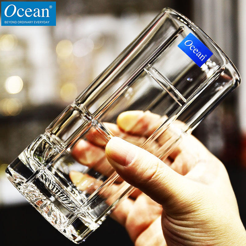 泰国进口威士忌杯水晶玻璃洋酒杯子绿茶杯开水杯饮料啤酒杯套装