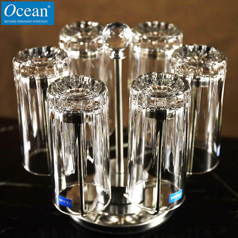 泰国进口威士忌杯水晶玻璃洋酒杯子绿茶杯开水杯饮料啤酒杯套装