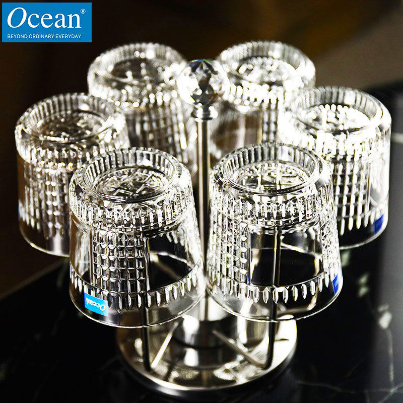 泰国进口威士忌酒杯水晶玻璃洋酒杯XO酒杯啤酒杯高级感水杯套装