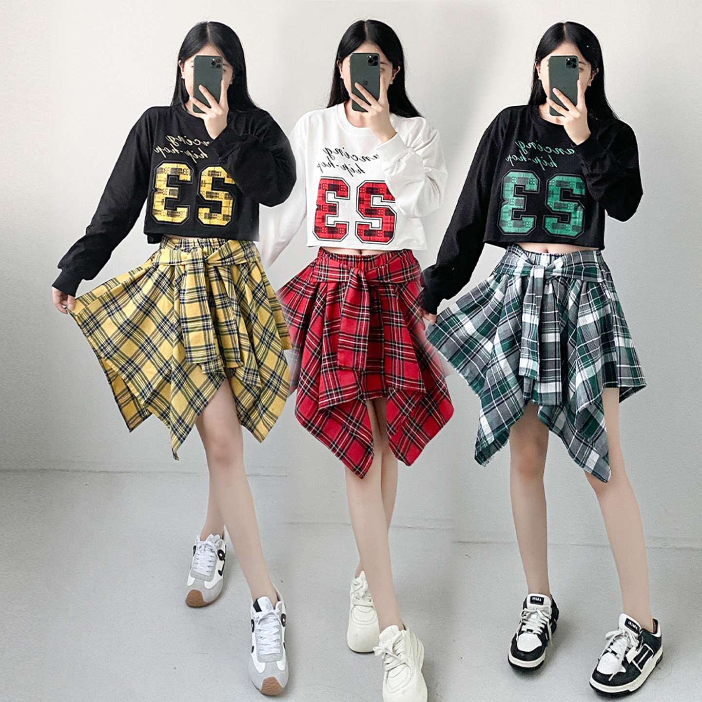 jazz啦啦操舞蹈健美操成人女拉拉队学生运动街舞嘻哈爵士舞演出服