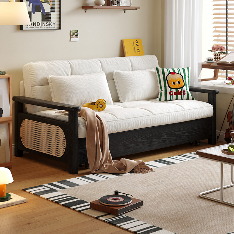 木宫匠家具青芒沙发床