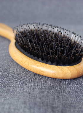 意简家猪鬃梳按摩气垫直发梳木梳经络梳气囊梳头发子梳不打结梳子