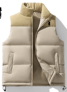 保罗秋冬季羽绒棉服马甲
