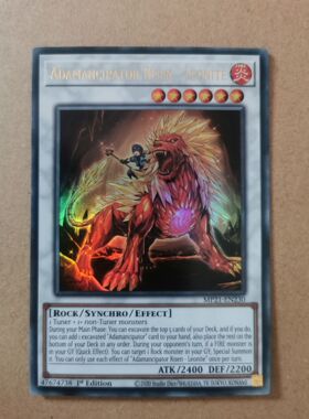 【假面卡牌】游戏王 UR金闪 魔救之奇迹-狮子晶石 MP21欧版一刷