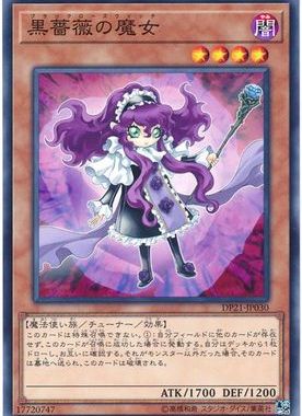 【假面卡牌】游戏王 N/SR 黑蔷薇之魔女 DP21 ABPF 607 日版