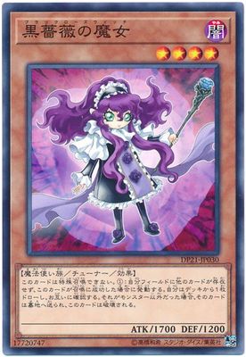 【假面卡牌】游戏王 N/SR 黑蔷薇之魔女 DP21 ABPF 607 日版