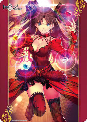 【假面卡牌】游戏王 动漫卡垫 万能橡胶垫 FATE 远坂 凛 卡垫 现