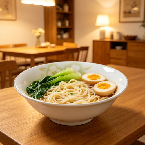 雅诚德陶瓷釉下彩斗笠面碗2件套