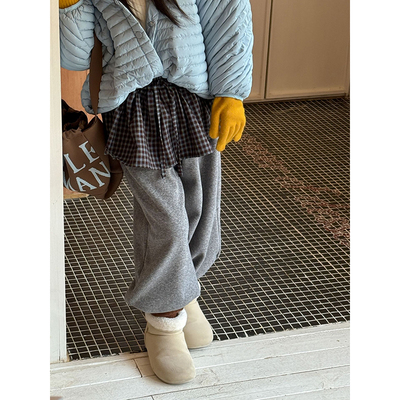 女童长裤棉卫裤韩系冬装裤子