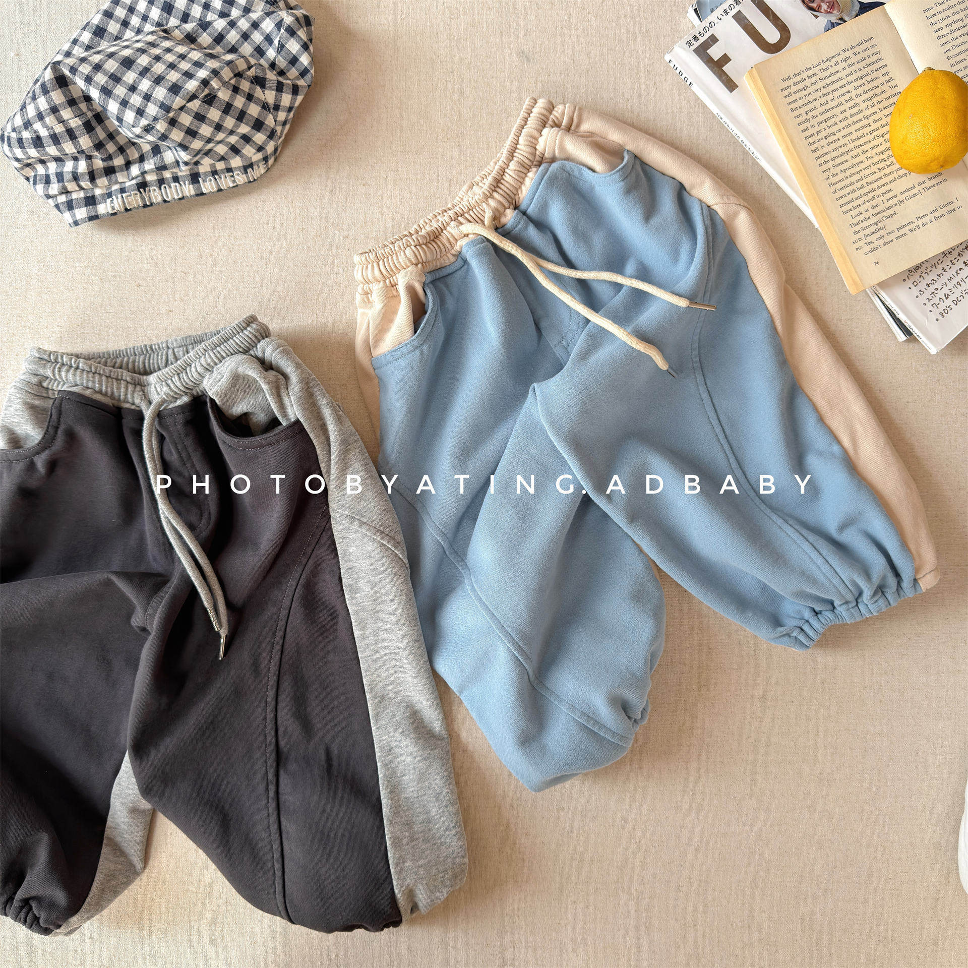 2026春季韩系下装童装新款儿童韩版春装卫裤男童长裤女童裤子7102