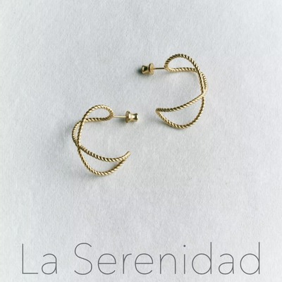 LaSerenidad8字型无限纽结耳钉