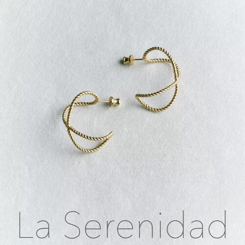 LaSerenidad8字型无限纽结耳钉