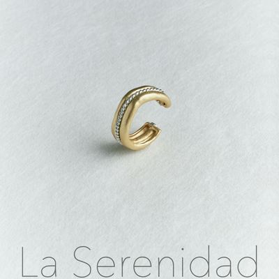 LaSerenidad复古磨砂戒指开口戒