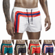 男跑步三分速干健身裤 拼色条纹轻薄潮款 头 沙滩裤 泳裤 运动短裤 夏季