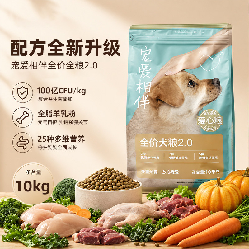 网易严选宠爱相伴犬粮10kg图片