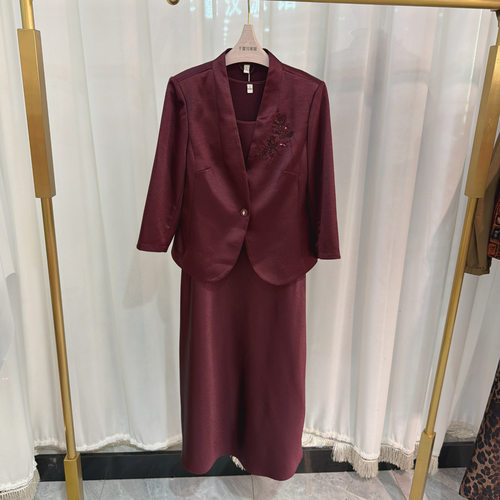 S26QTQ100套裙女国风上衣连衣裙