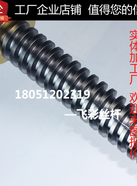 T型丝杠加工 定做梯形丝杆螺杆螺母Tr18 20 22 25 28 30 一件可定