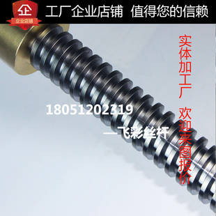 定做梯形丝杆螺杆螺母Tr18 一件可定 T型丝杠加工