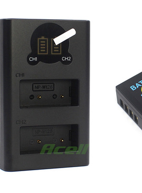 适用 富士X-A1 X-A2 X-A3 X-A5 X-A7 X-A10 X-T30相机电池+充电器