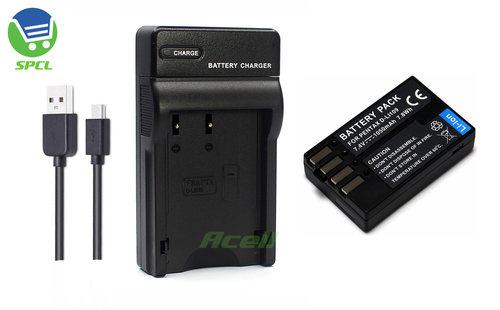 适用于 PENTAX宾得K-r Kr KP K-500 K500 单反相机电池+USB充电器
