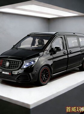 1:24巴博斯B30S运动版合金车模声光回力精美造型仿真内饰儿童礼物