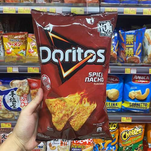 代购 多力多滋Doritos多乐脆玉米片芝士辣和不辣薯片山姆进口零食 - 封面