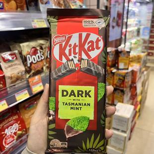 香港代购 雀巢奇巧kitkat薄荷巧克力威化饼干薄巧网红零食清凉薄荷