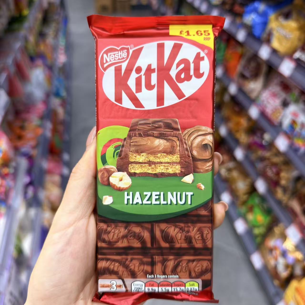 代购 澳洲雀巢kitkat薄荷巧克力威化薄巧网红零食清凉薄荷