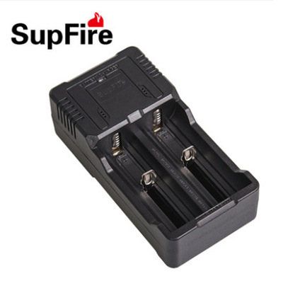 原裝正品SupFire 神火 雙槽座充電器  18650专用鋰電池充電器