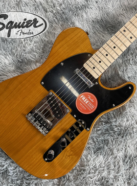正品Fender Squier电吉他 Affinity Tele奶油黄 SQ入门电吉他