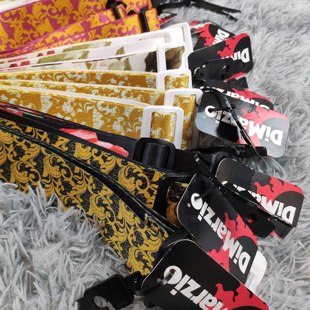 美产Dimarzio Steve Vai签名款吉他背带电木民谣贝斯防脱锁扣式