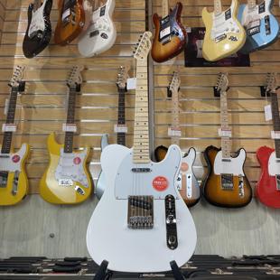 【缺货】Fender Squier Affinity Tele白色 芬达SQ电吉他