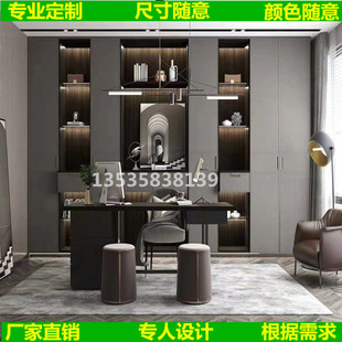 新款定制不锈钢柜置物柜钢板柜极窄边框无缝电视墙壁龛黑色钢柜