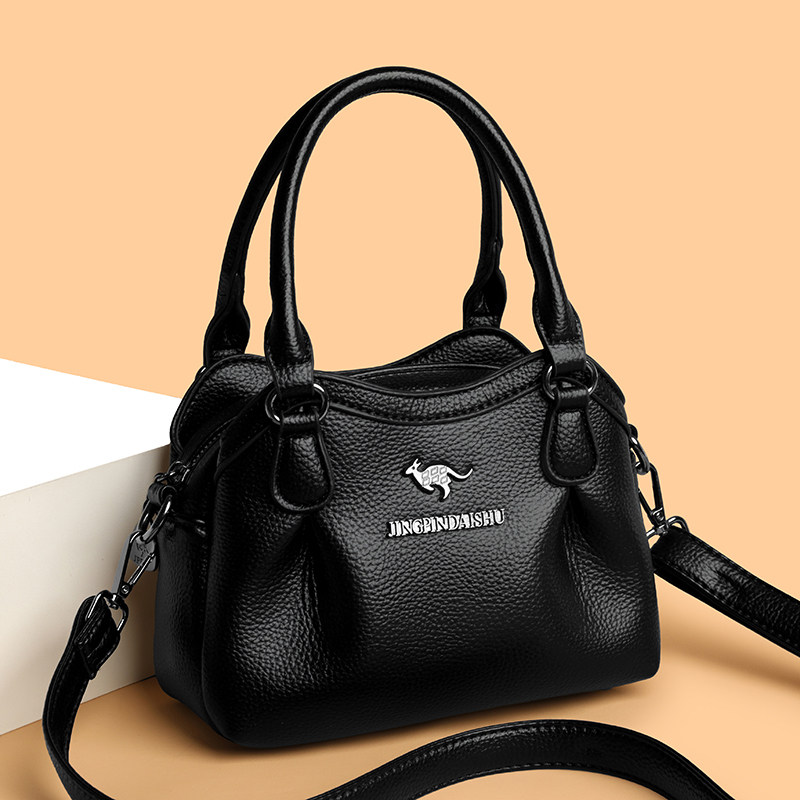 品牌软皮迷你小包包女2026新款时尚多层单肩中年妈妈手提包斜挎包