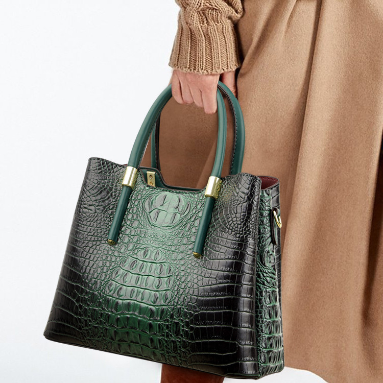品牌正品女包2025新款鳄鱼纹高级感中年妈妈包真皮质感单肩手提包,箱包皮具/热销女包/男包,通用款女包,淘宝优惠券,粉丝福利购,淘宝优惠卷