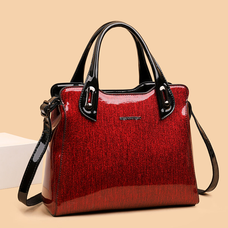 品牌女包2026新款高档真皮质感单肩斜挎手提包大容量中年妈妈包潮