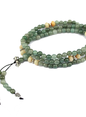 臻唯天然佛珠念珠a货翡翠项链